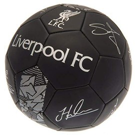 Liverpool FC Signature Ball -Black/Silver (Size 5)