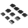 10pcs Hair Clipper Guide Comb Universal Clear Number Guide Comb