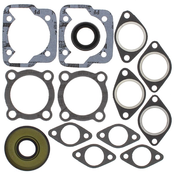 Vertex Complete Gasket Kit With Oil Seals Compatible with/Replacement for