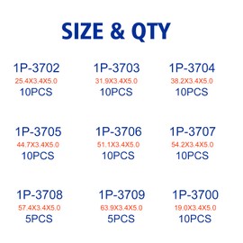 BUSY-CORNER 4C-4784 Print D-Ring Kit, Nitrile 90, Hydraulic Hose Fitting Drings, Fits CAT Caterpillar Excavator 2701535 4C4784 Replacement