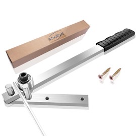 Scxatvd Mini Flat Bar Rod Bender, Rebar Metal Bending Hand Tools for DIY Iron Creative Hangings, Maximum Bendable Diameter 10mm (3/8")