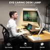 SKYLEO LED Desk Lamp with Slim Base - Adjustable Swing