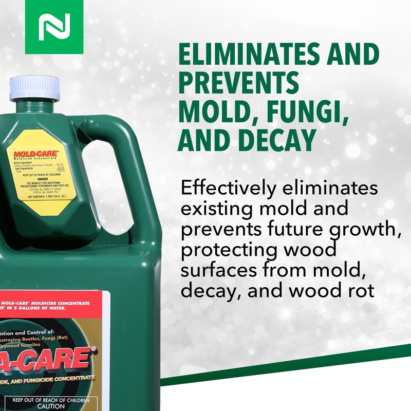 Bora-Care with Mold-Care Moldicide Concentrate, Wood Protection Against Mold, Termites,