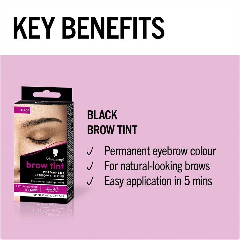 Schwarzkopf Brow Tint Professional formula Eyebrow Dye Brow Tinting Kit