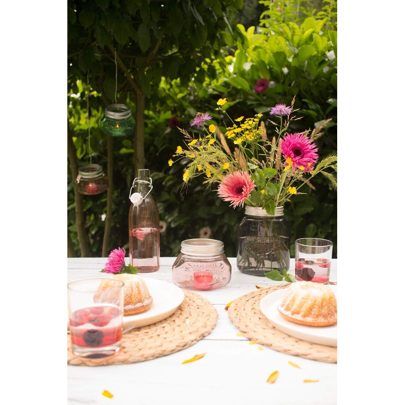 Leifheit Preserving Glass Jar, Smokey Grey, 0.5 Litre