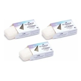 (3 Piezas) Jabón De Colágeno Hidrolizado                                                                                                              