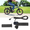 1 Pair Electric Bike Throttle Grip Rubber Twist Throttle Grips