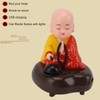 Little Monk Figurine USB Charging 6 Songs Music LED Nodding