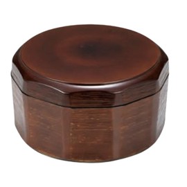 J-kitchens Hitsumabushi Container, Eel, Wood Carving, Rice Bowl (Large), Tochi, 6.9 inches (17.5 cm) x 10, Dishwasher Safe, Made in Japan
