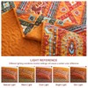 Heymybed Boho Quilt Set Queen Size, Bohemian Striped Bedspread Coverlet,