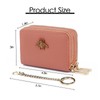 imeetu RFID Credit Card Holder, Small Leather Zipper Card Case
