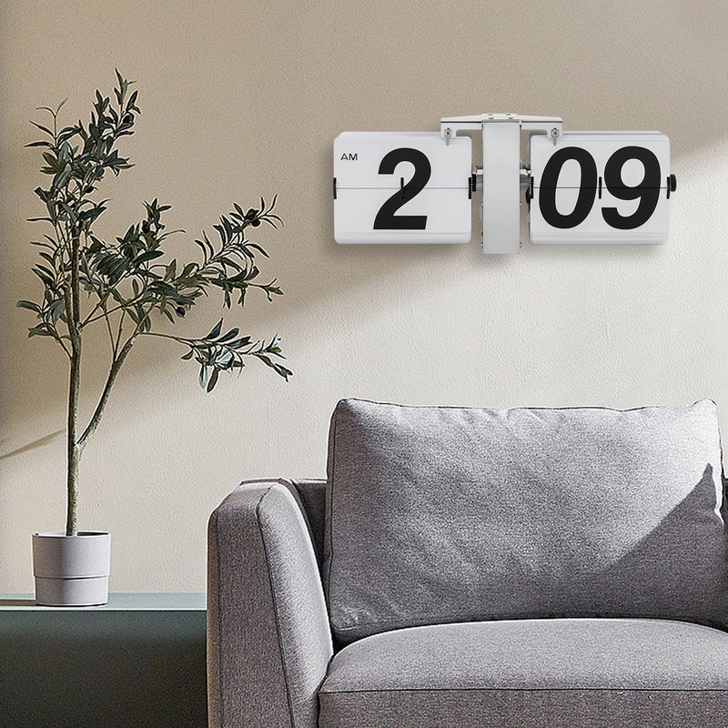 CeRaBuRET Flip Clock with High Accuracy, Retro Style Flip Desk