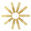 LADE 10Pcs Bamboo Reeds Strength 2.5 for Alto bE Sax