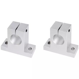 SK 강력한 2pcs SK16 선형 모션 로드 지지대 알루미늄 레일 샤프트 직경 16mm 0.63인치 가이드 클램핑 [SK16] Powerful 2pcs SK16 Linear Motion Rod Support Aluminum Rail Shaft Diameter 16mm 0.63inch Guide Clamping [SK16]