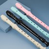 Recorder Instrument, 8 Hole Flute Plastic German Fingering, Soprano Recorder