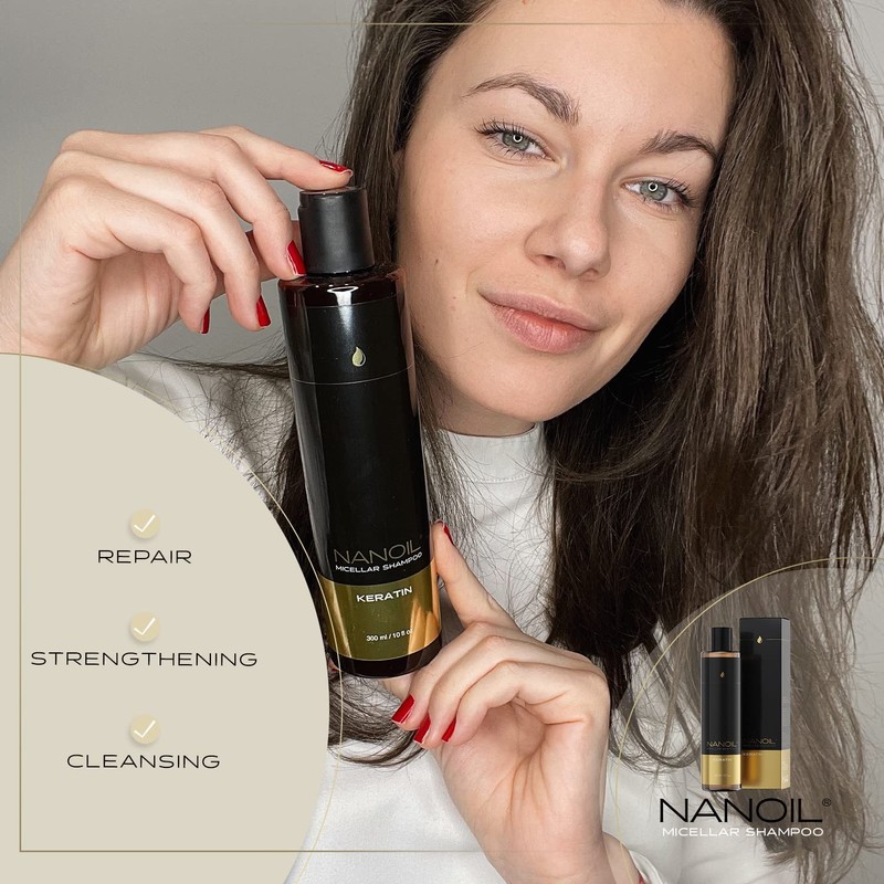 Micellar Shampoo with Keratin Nanoil Keratin Micellar Shampoo 300 ml