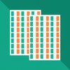 PAPERZIP - Ireland Flags (Bratach na hÉireann) – 48 Stickers