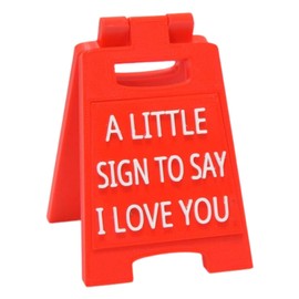 Love Language Sign Plaques | Couple Small Sign Ornaments I Love You Sign Plaques | Romantic Cute Home Decor Love Language Sign Decor for Girlfriend & Boyfriend