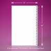 Custom Left Handed Spiral Notebook Journals with Classic Colored Covers