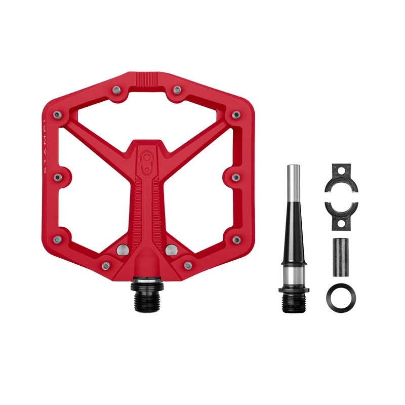 Crank Brothers Bicycle Pedals Stamp 1 Large Red Gen 2