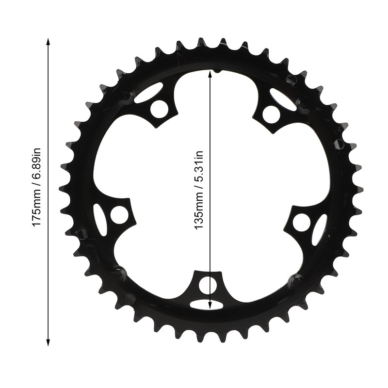 Cycling Chainwheel 42T Steel Thickened Low Noise Cycling Chainring for