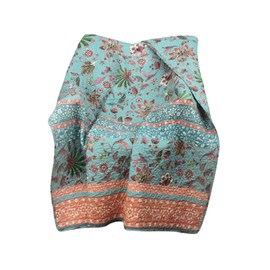 Greenland Home Barefoot Bungalow Audrey Throw Blanket, 50 x 60-inch, Turquoise