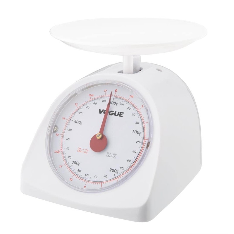 Vogue 13340 Precision Kitchen Scale - 0.5Kg/1.1lb - Grad. 2g