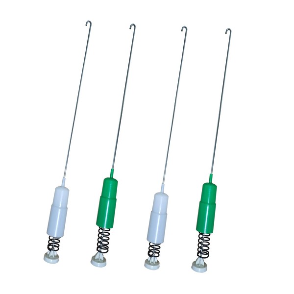4Pcs Washer Suspension Rod Set WH16X26911 WH16X26910 Compatible with GE