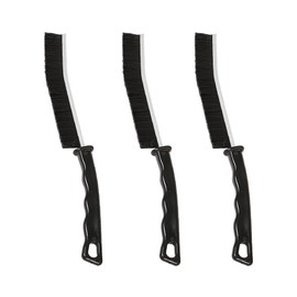 Pack of 3 Hard Bristles Corner Cleaning Brush, Joint Cleaning Brush with Hard Bristles, Gap Cleaning Brush, Narrow Cleaning Brush, Suitable for Kitchen, Bathroom (3 Pieces)