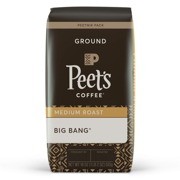 Peet's Coffee Big Bang, Medium Roast Ground Coffee, 18 oz