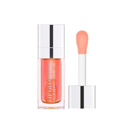 Hydrating Lip Glow Oil Long Lasting Plumping Lip Gloss Glitter Shine Liquid Lipstick Transparent Toot Lip Balm Crystal Jelly Moisturizing Lip Oil Repairing Lip Lines and Prevents Dry Cracked (#01)