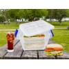 Alica Caja Organizadora De Plastico Transparente 12.5 L Con Tapa