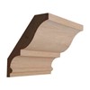 EWCR18 Crown 7/8" x 4-1/2" Unfinished 3-1/2" High x 2-3/4"