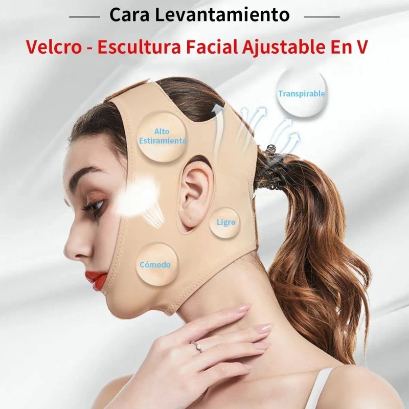 Mentonera Faja Oferta Reduce Arruga Papada Cachete Mejilla