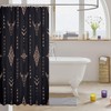 Erosebridal Bull Skull Shower Curtain 72" Wx84 L Boho Bathroom
