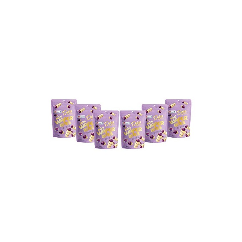 Deka Mini Wafer Bites, Ube, 2.82 oz (pack of 6)
