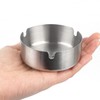 Simple Round Steel Ashtray Ashtray 4ea
