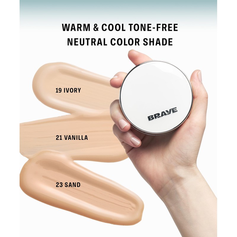 BRAYE [Effortless Cushion Shin Cover 23 Sand (with refill)] Foundation,