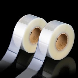 Yoption 1400 Pieces Clear Label Protectors, Transparent Label Protectors Waterproof Clear Labels for Protecting Barcodes, Envelope, Books, Clothes Food Labels, Numbers and Stickers (3.15×1.2inch)