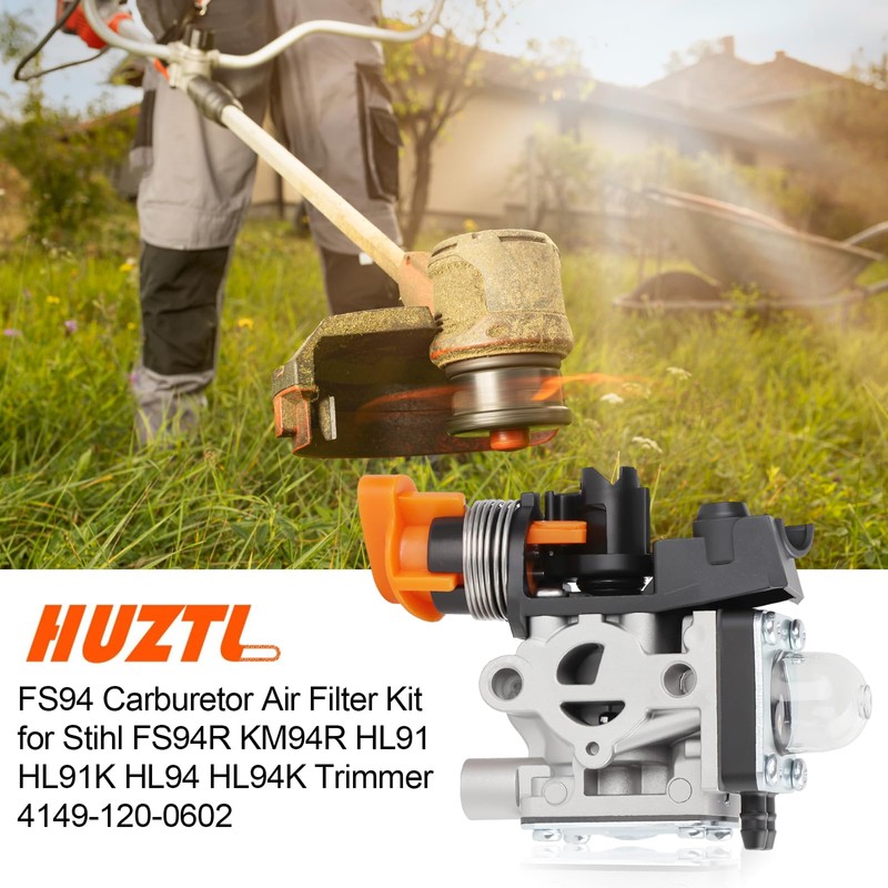 Huztl FS94R Carburetor Air Filter Kit for Stihl FS 94