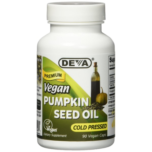 Deva Nutrition Pumpkin Seed Oil 500 Mg Vcap, 90 Count