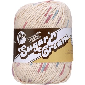 Lily Sugar'N Cream Super Size Potpourri Yarn - 6 Pack of 85g/3oz - Cotton - 4 Medium (Worsted) - 150 Yards - Knitting/Crochet