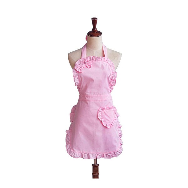 Love Potato Cute Bowknot Fashion Kitchen Cooking Apron with for