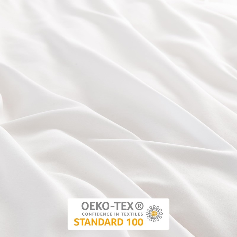 LINENOVA 3-Piece Bamboo Fitted Sheet Set - Queen, 2000TC Ultra
