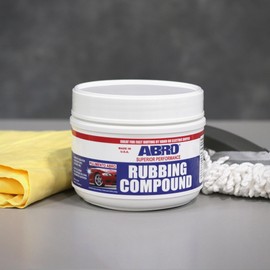 ABRO Superior Performance Rubbing Compound, 32 oz., High-tech Shine Car Scratch Remover for Vehicles, Restorers Swirls and Scratches, Buffing Compound for Oxidized Finishes, Smooth, Reflect, Clean