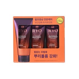 Ryo Jayangyunmo Hair Root Strengthening Treatment 330mlx3 pack / 려 자양윤모 모근강화 트리트먼트 330mlx3입