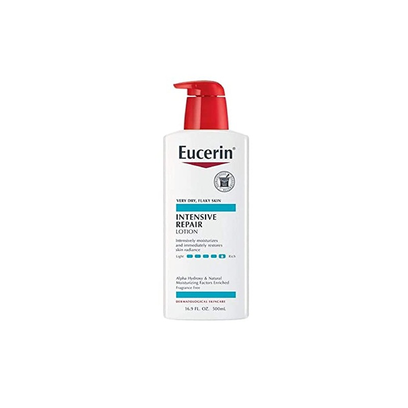 Eucerin Intensive Repair Rich Feel Lotion 16.9 Ounces (Pack of