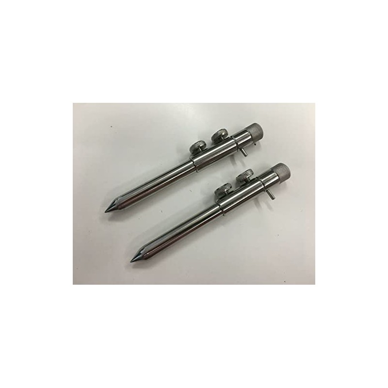 TMC 2 x Bank Sticks 15-25 cm. Solid Stainless Steel.