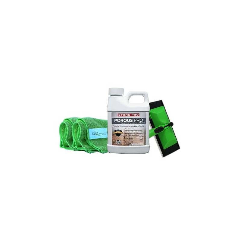 Porous Pro Nano Impregnating Stone Sealer for Marble, Limestone, Quartzite,