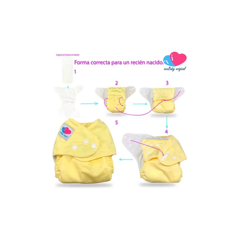 Pañal Ecologico Ecobaby Original Pack 20 Envio Full